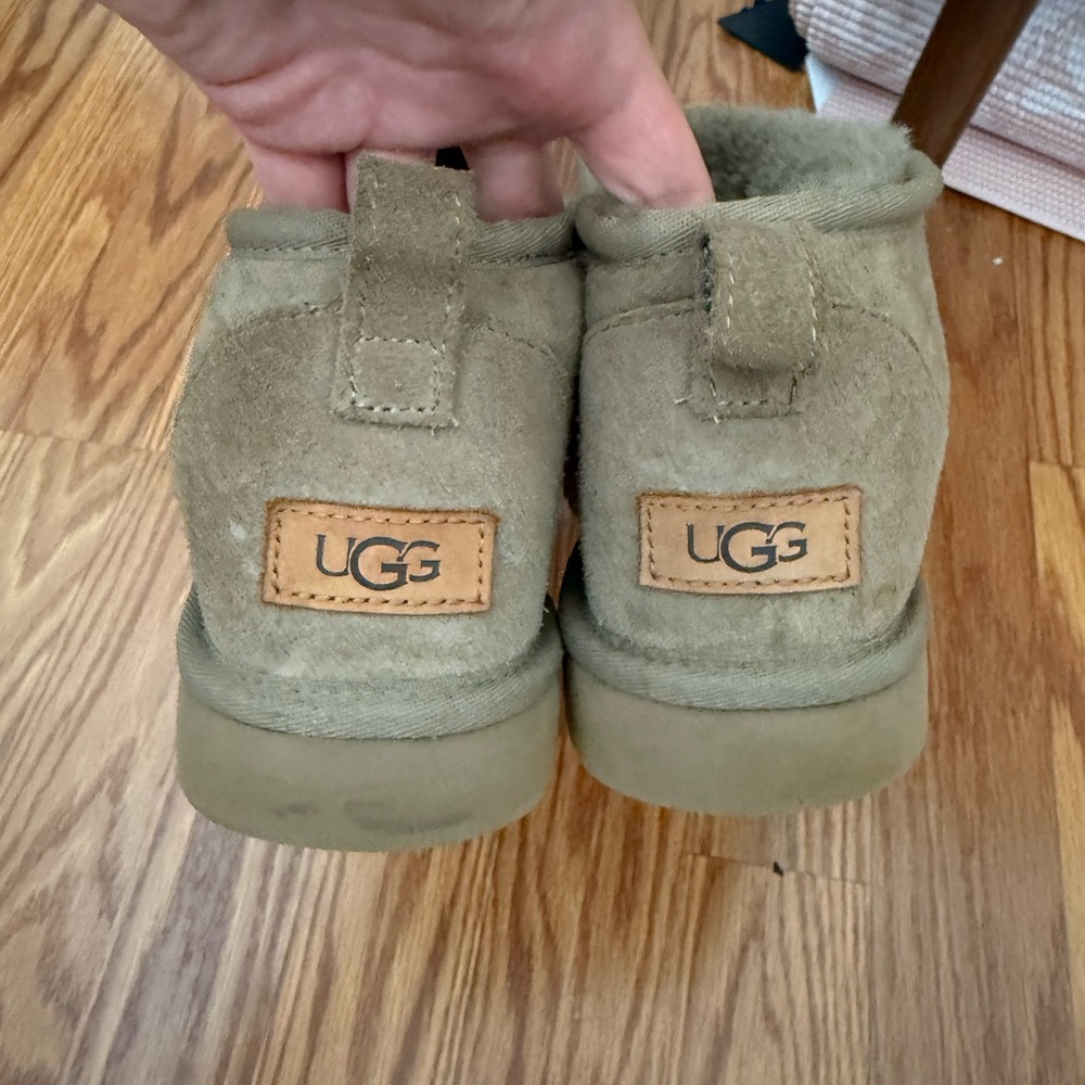 UGG Green Suede Boots